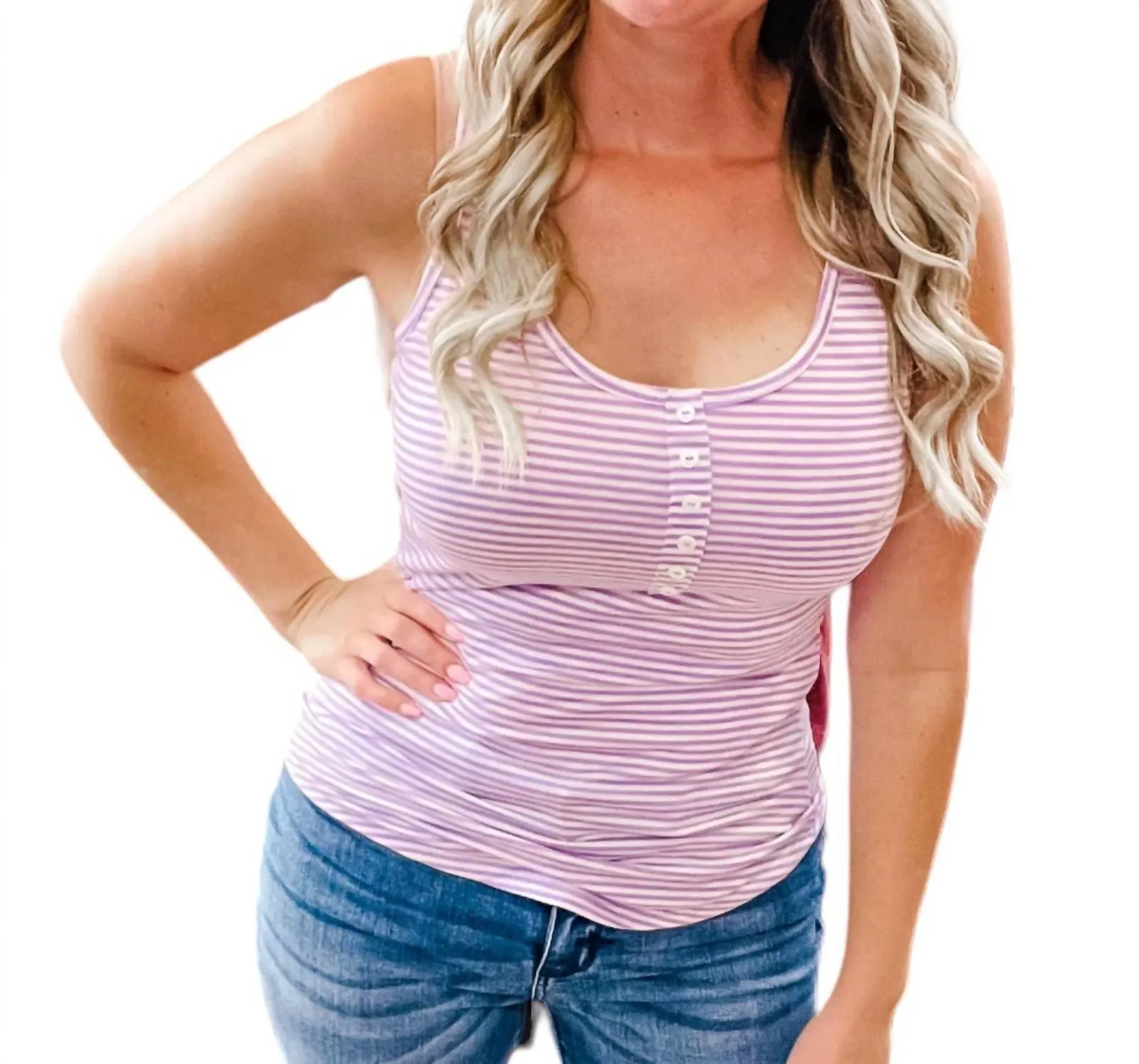 7Th Ray - Stripe Tank Top