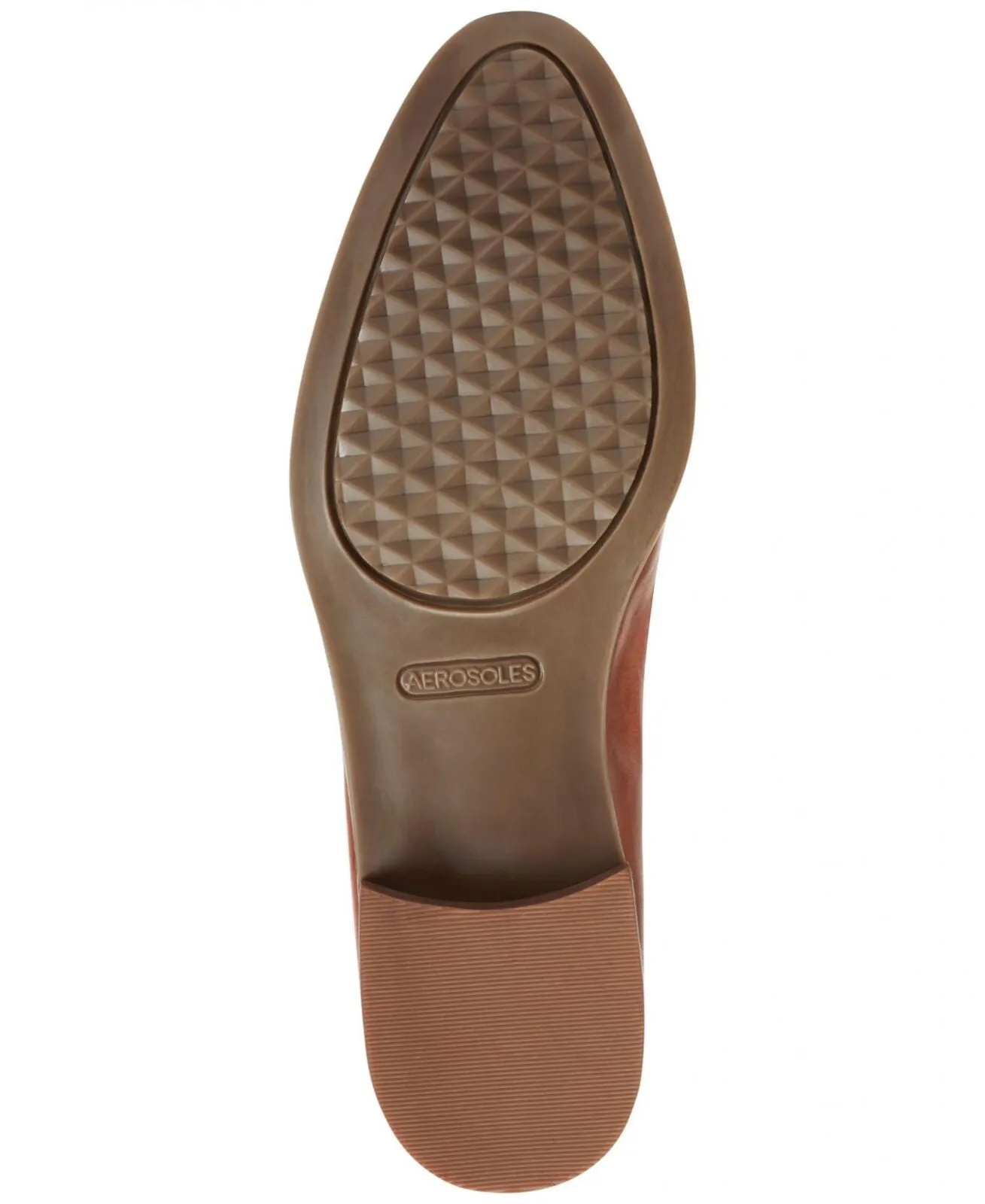 Aerosoles Women's East Side Loafer Shoes EAST SIDE Dark Tan Leather Brown 11M