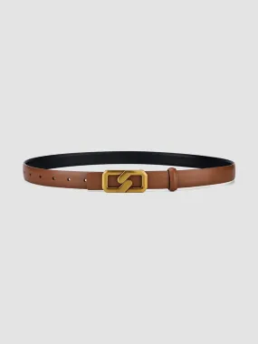 Benique – Polished metallic buckle – Belt