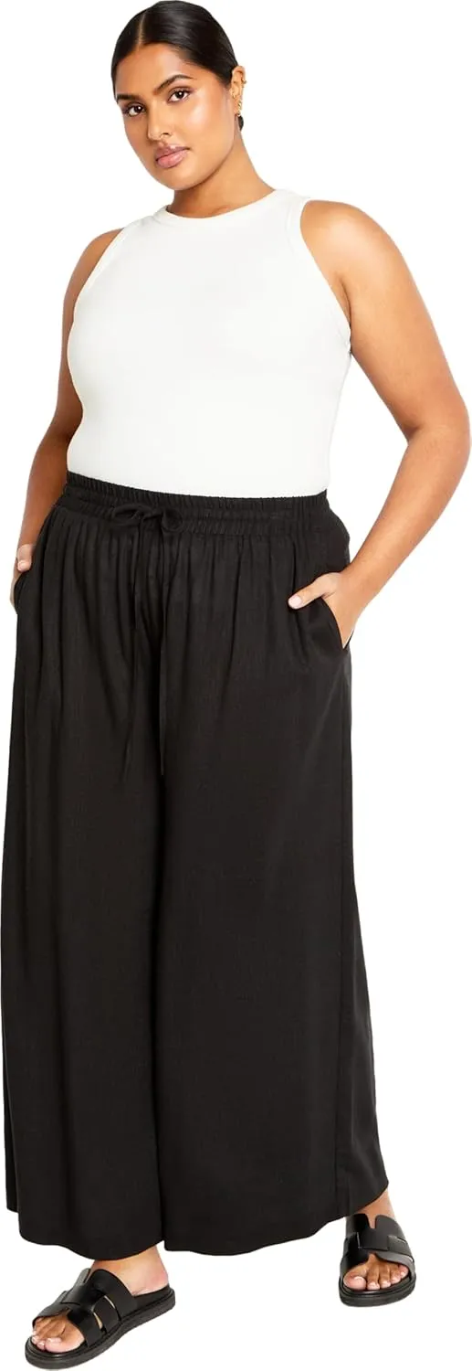 City Chic Women's Plus Size Ashley Crop Pant
