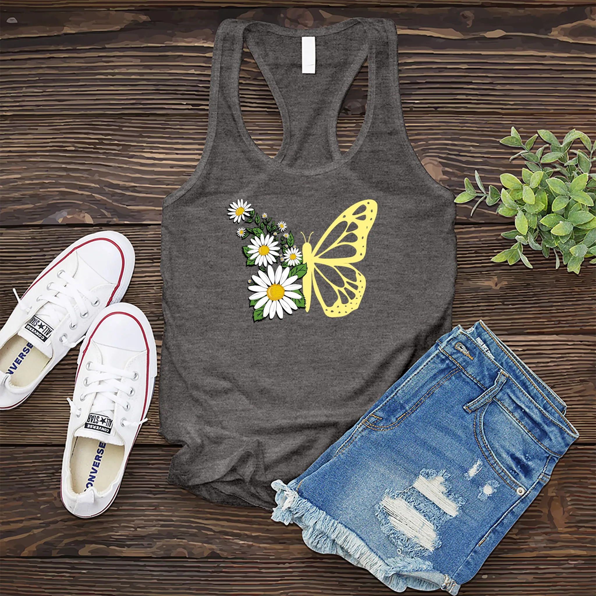 Daisy Butterfly Women's Tank Top