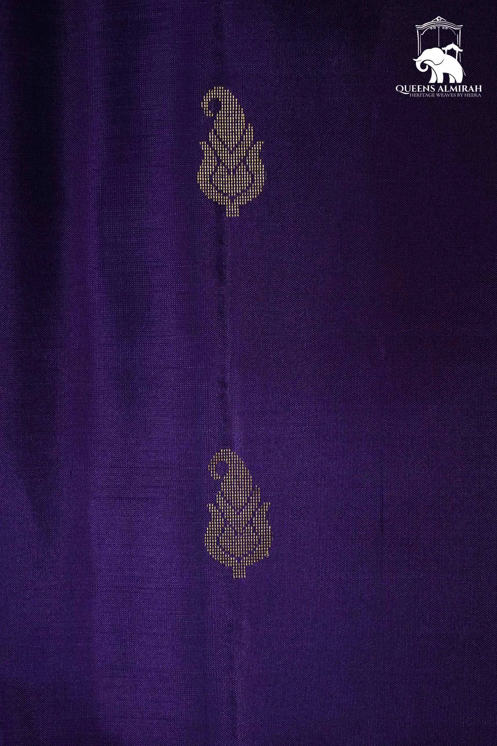 DARK PURPLE WITH WOVEN BORDER SOFT SILK SAREE