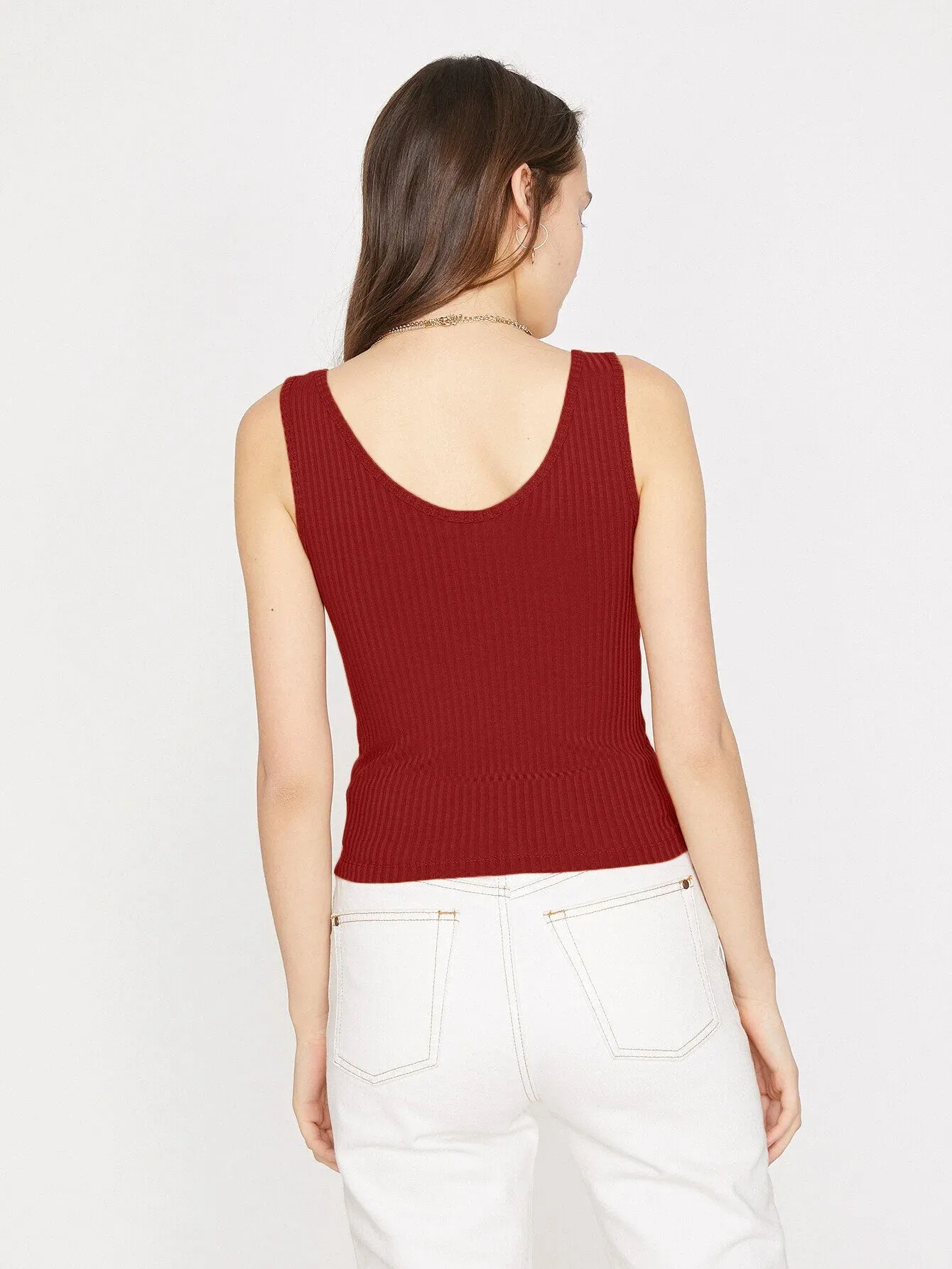 Drow String Tank Top