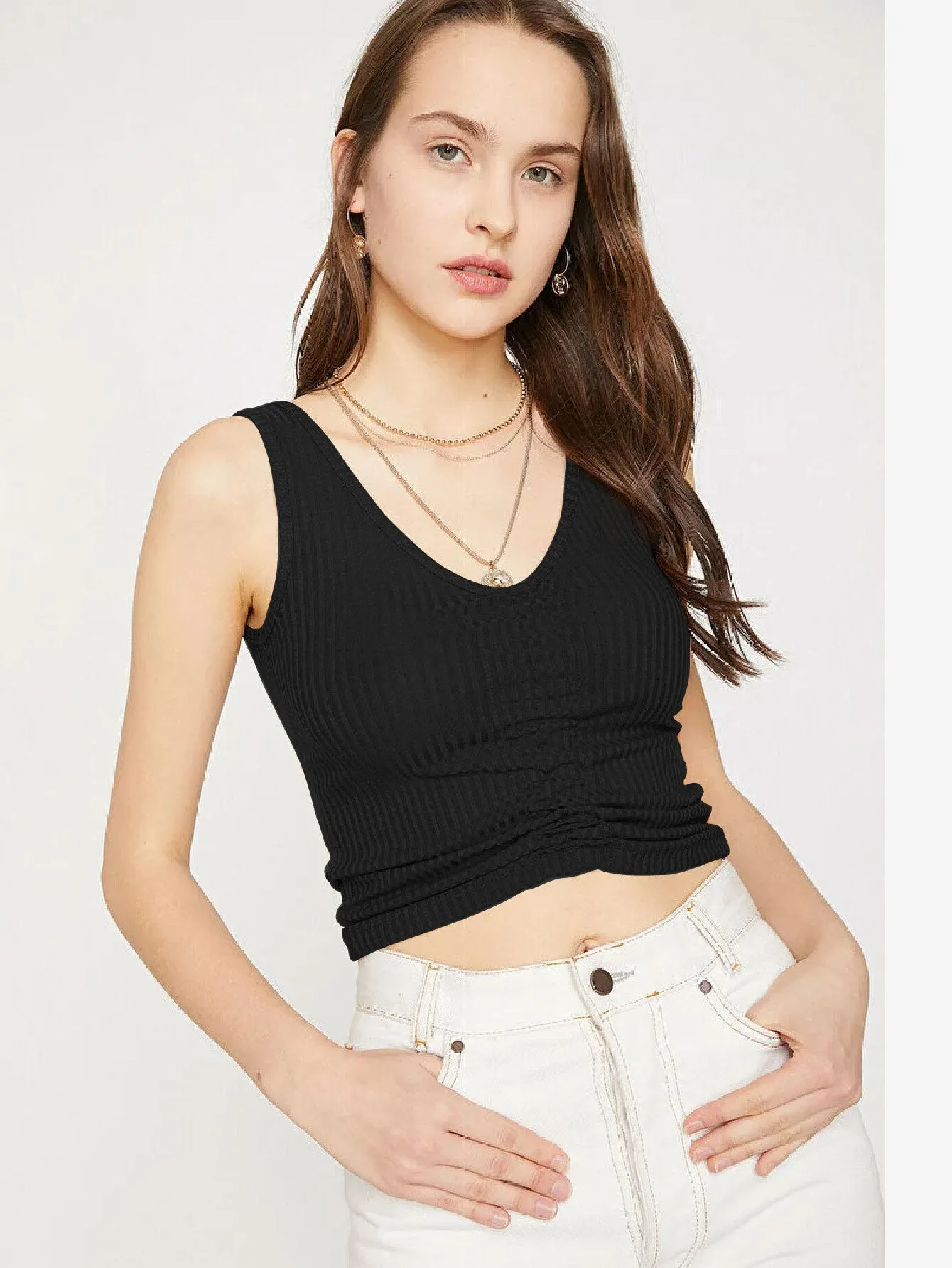 Drow String Tank Top