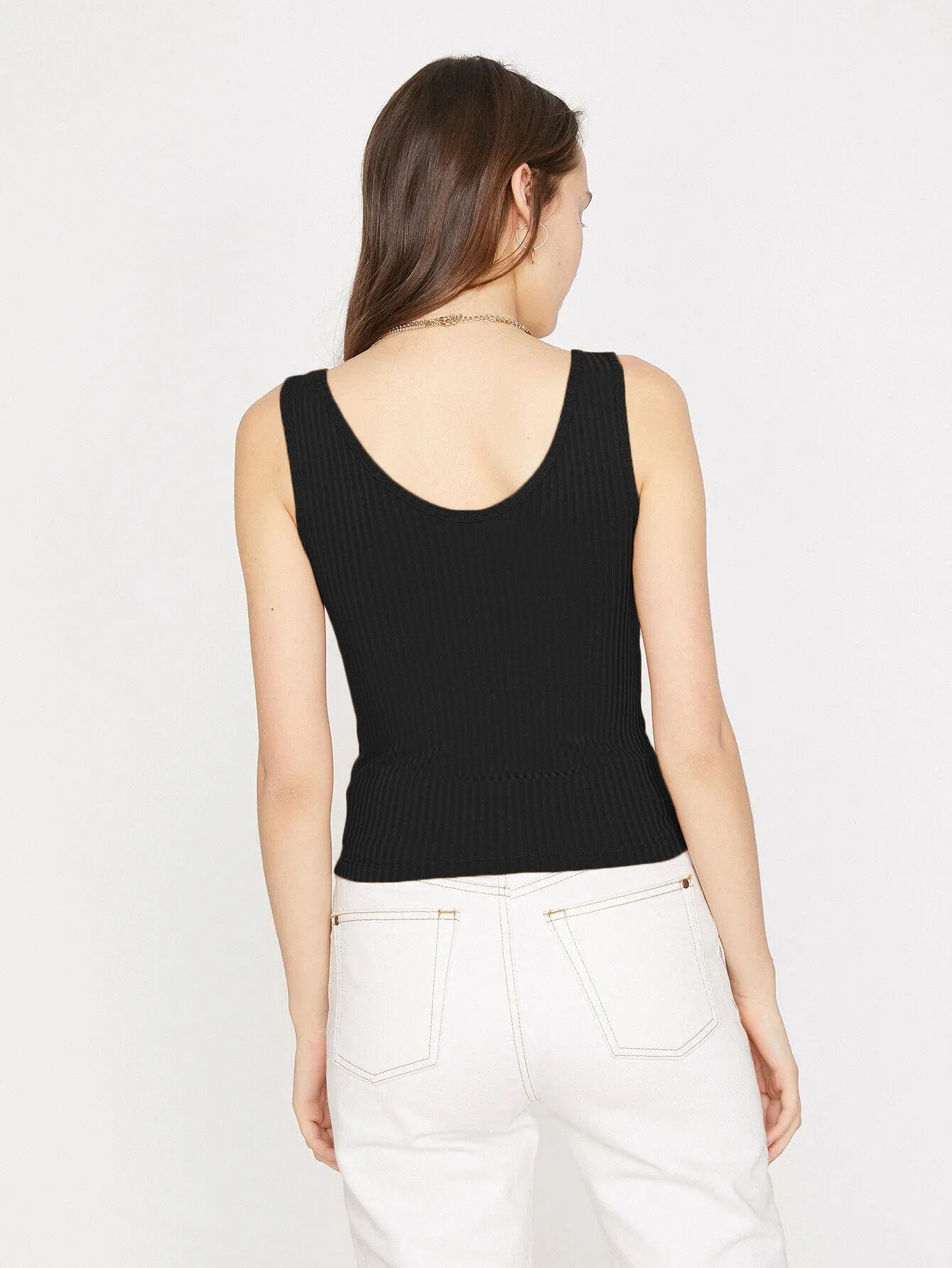 Drow String Tank Top