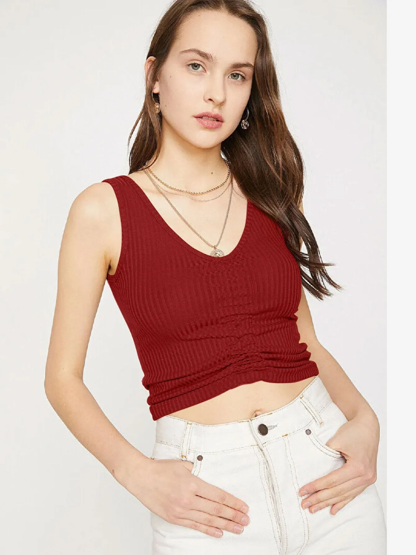 Drow String Tank Top
