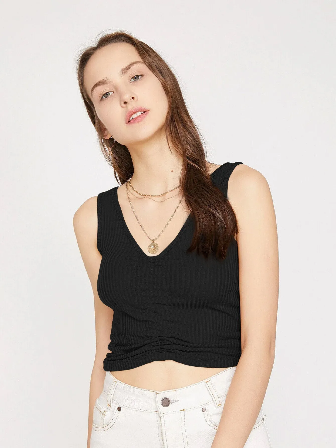 Drow String Tank Top