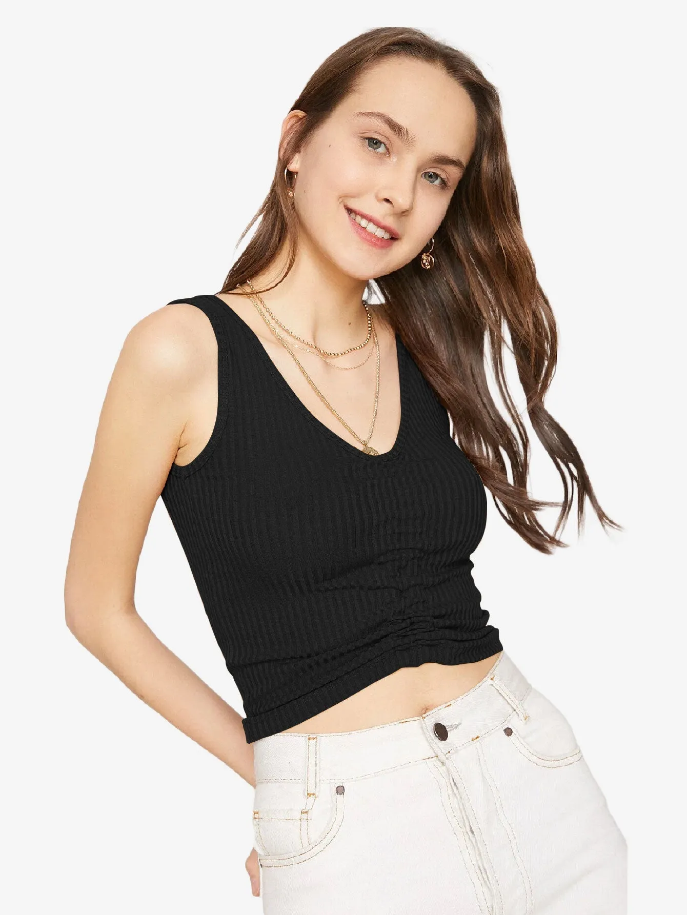 Drow String Tank Top