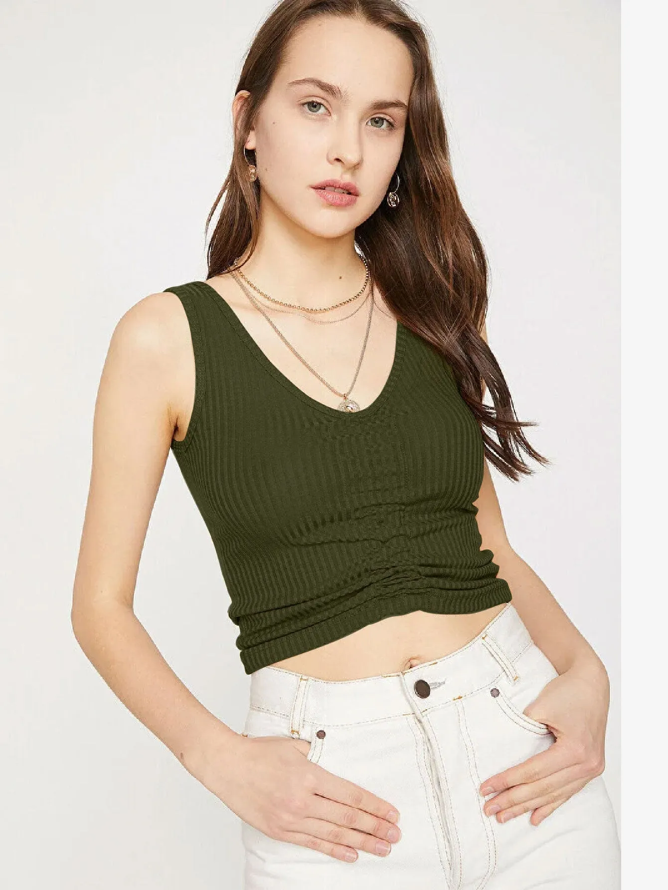 Drow String Tank Top