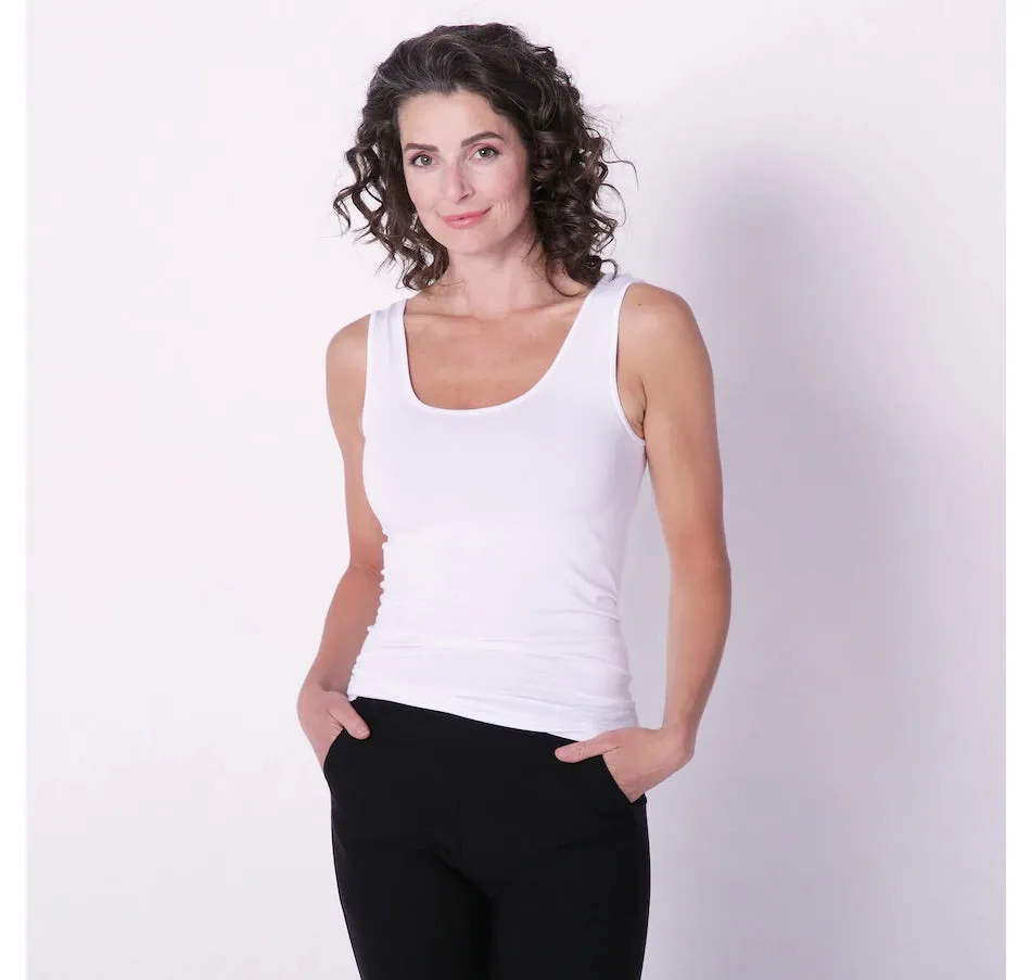 Easy Living | Bamboo Tank | White