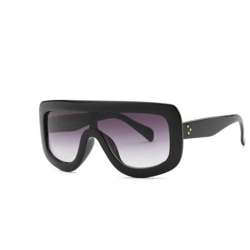 Feminine Shield Oversized Sunglasses