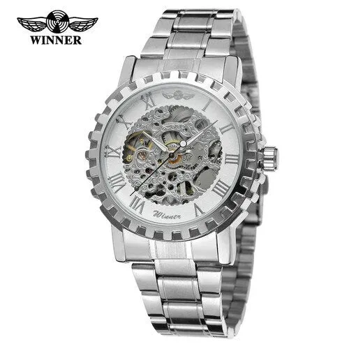 FORSINING Men's New Trendy Skeleton Automatic Movement