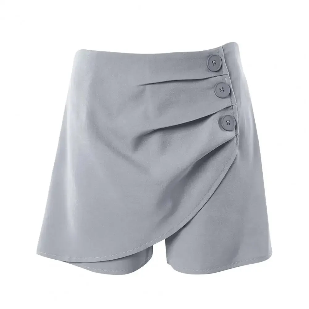 High Waist Asymmetric Summer Shorts