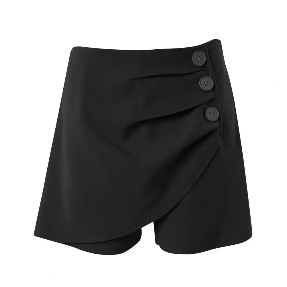 High Waist Asymmetric Summer Shorts