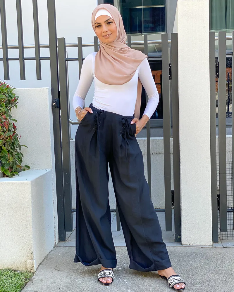 Linen Laced Pants