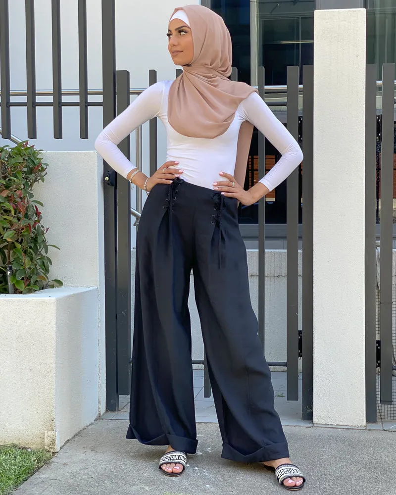 Linen Laced Pants