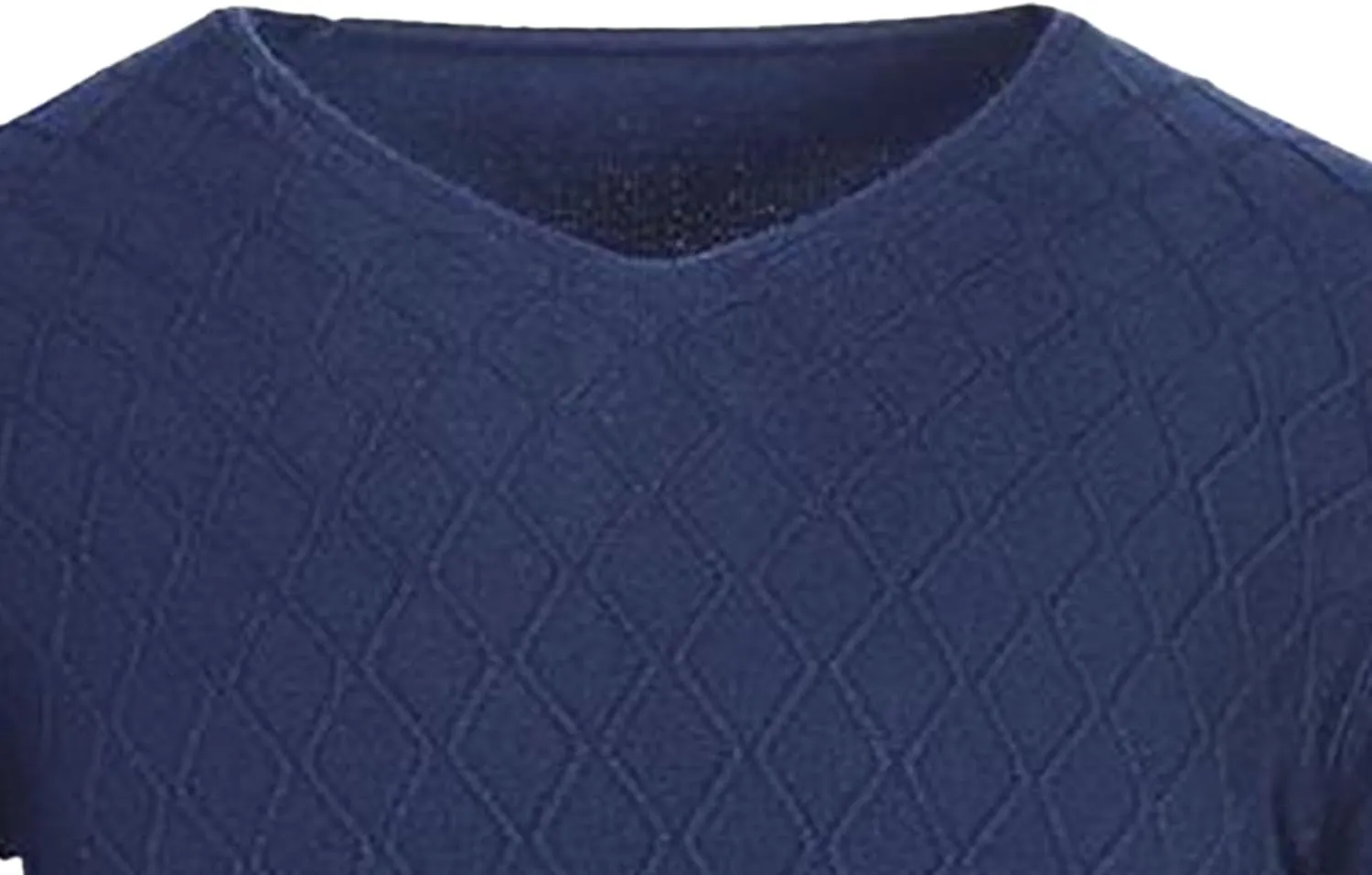 Men's Solid Color Slim V-Neck Sweater Pullover Thin Stylish Tops Lightweight Breathable Casual Sweatshirt