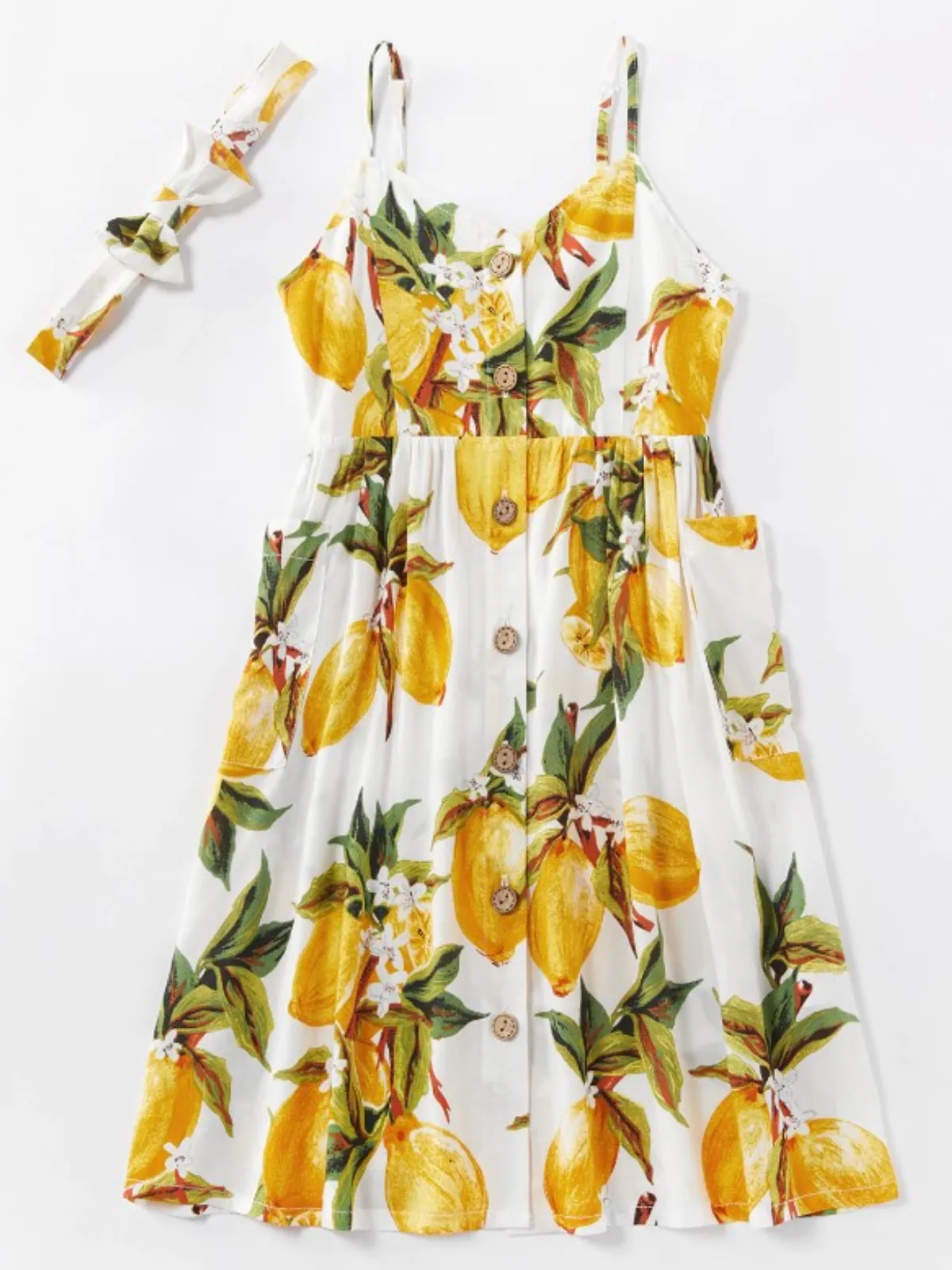 Mommy And Me Mellow Yellow Lemon Dress