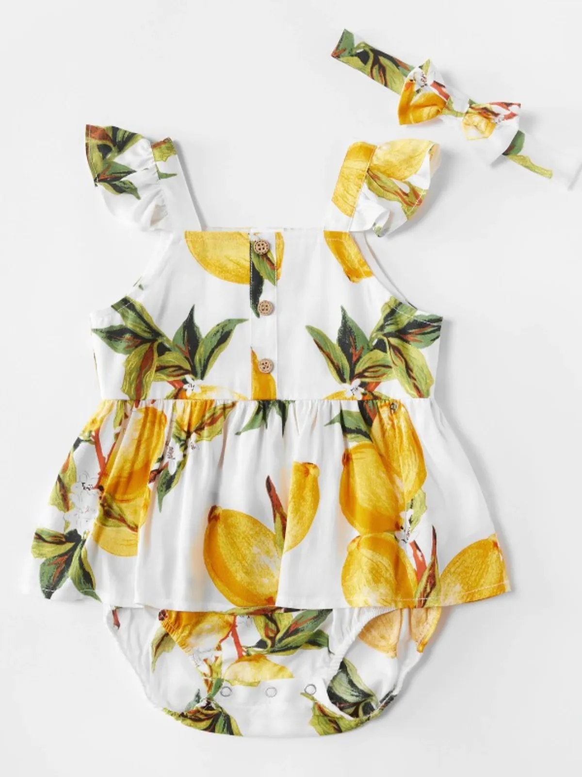 Mommy And Me Mellow Yellow Lemon Dress