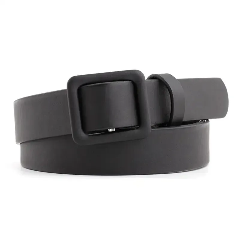 No Hole Waist Belt Solid Color Fashion Accessories