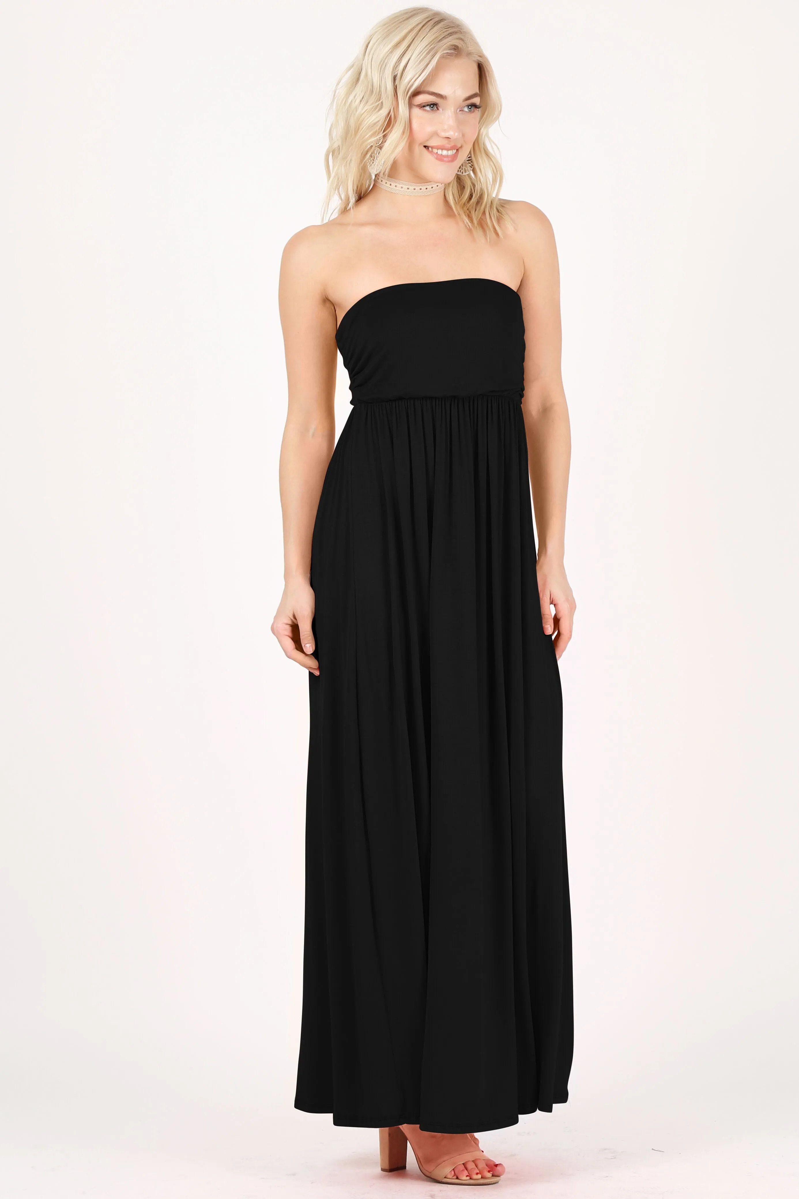 Nothing to Hide Strapless Maxi