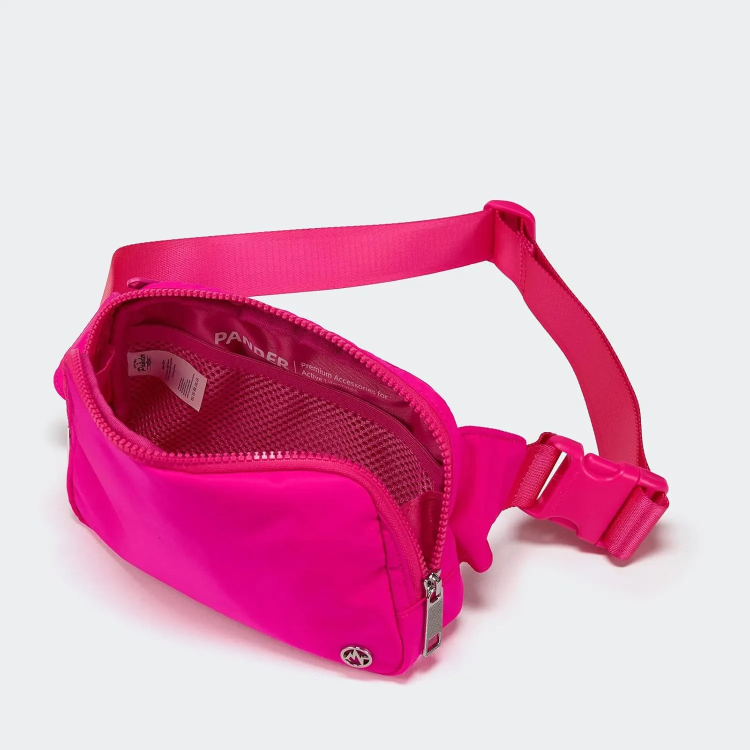 Pander Belt Bag Large 2L, Waterproof Everywhere Fanny Pack Purse for Women and Men with Adjustable Strap.