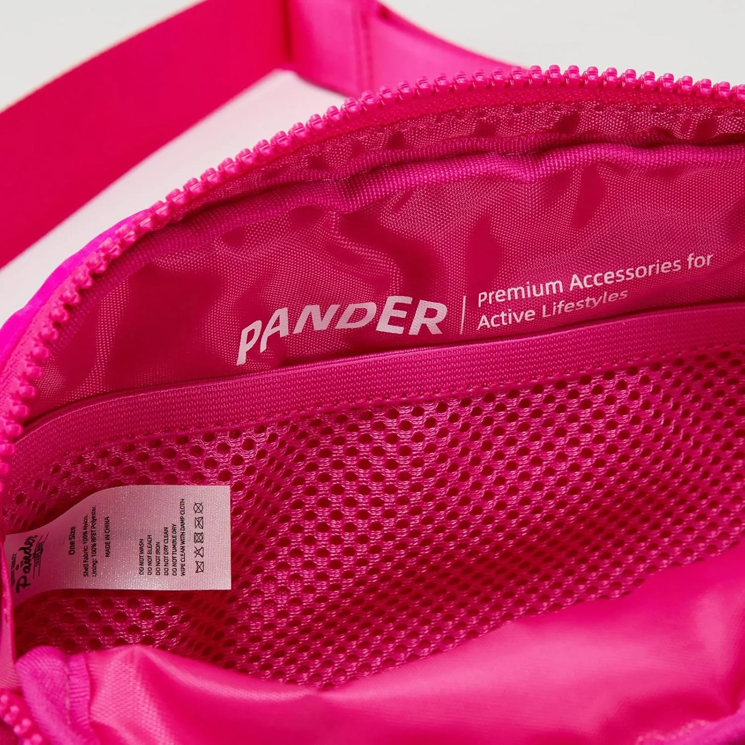 Pander Belt Bag Large 2L, Waterproof Everywhere Fanny Pack Purse for Women and Men with Adjustable Strap.