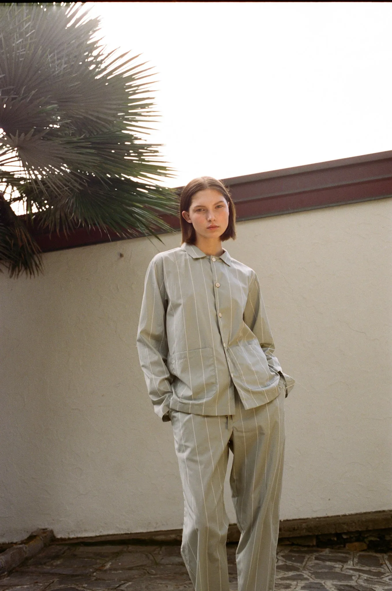 PAXTON VENICE 60'S STRIPE - LIGHT GREEN STRIPE