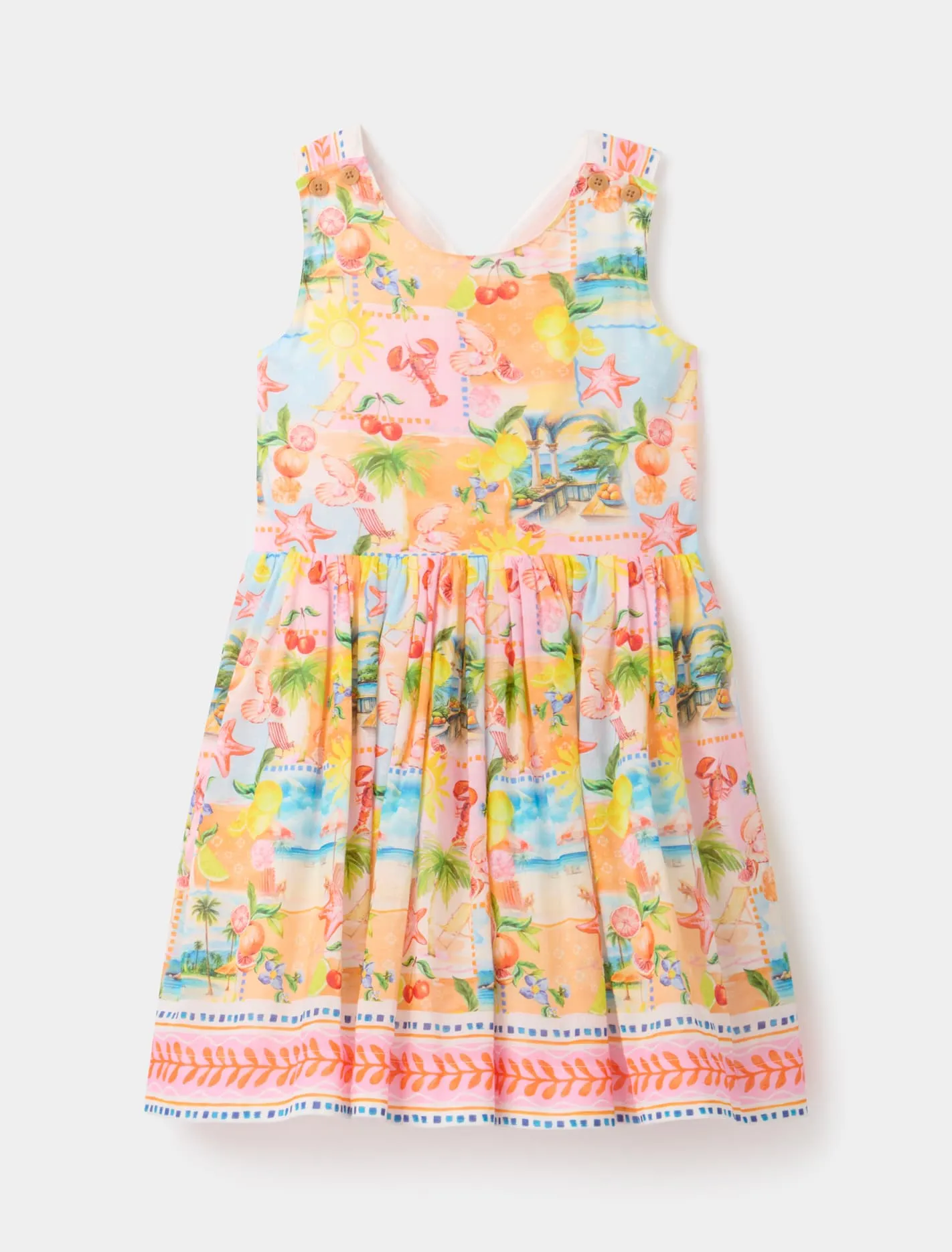 Piper Cross Back Girls Dress