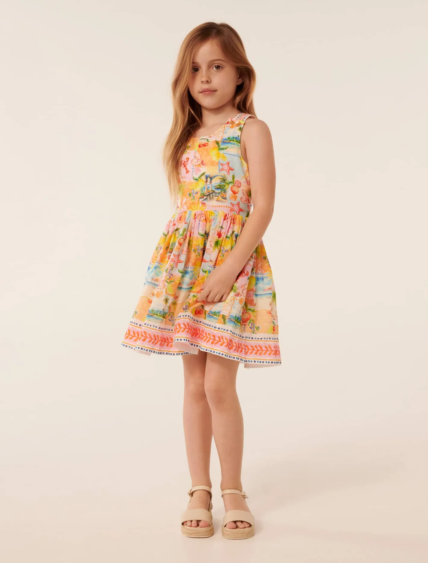 Piper Cross Back Girls Dress