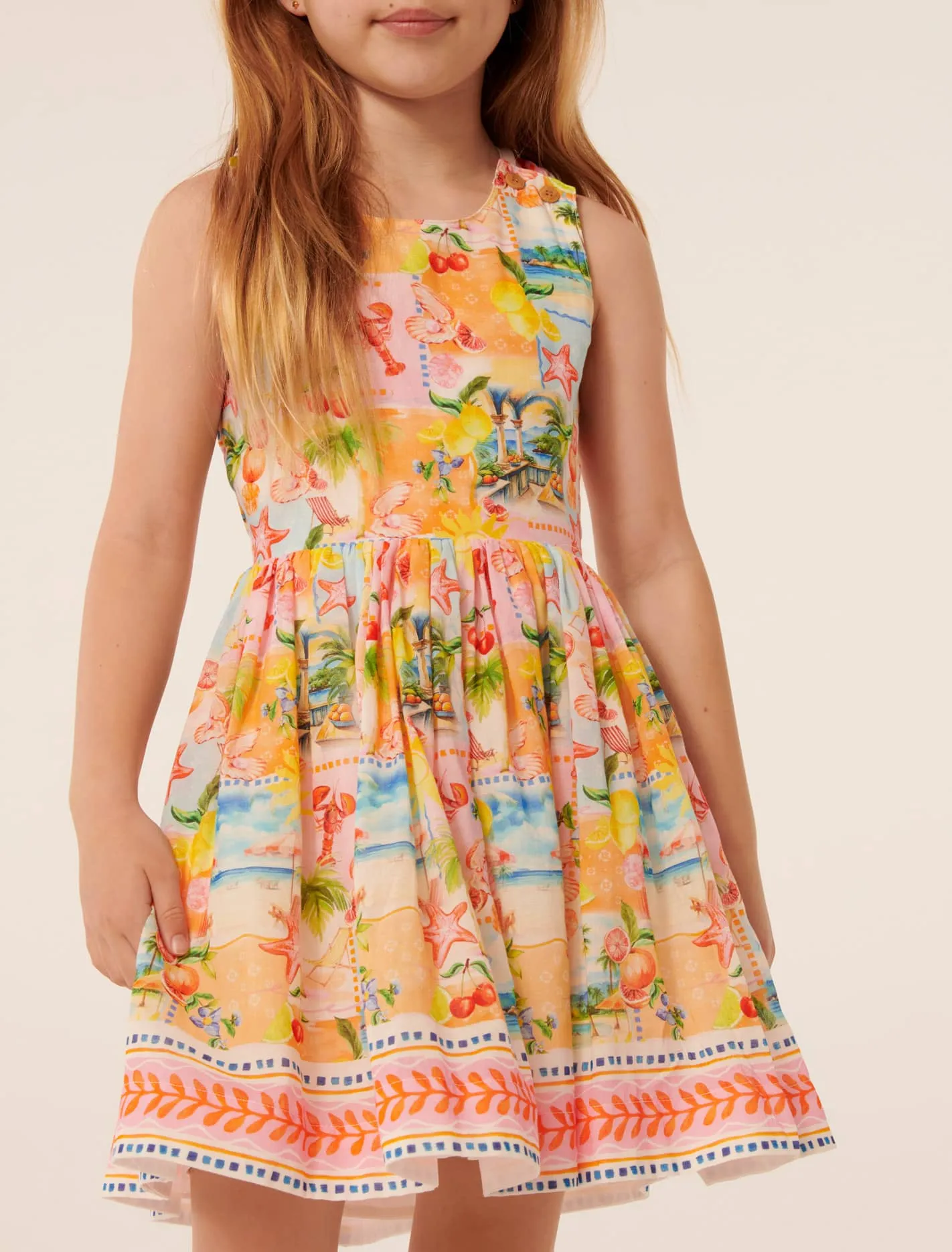 Piper Cross Back Girls Dress