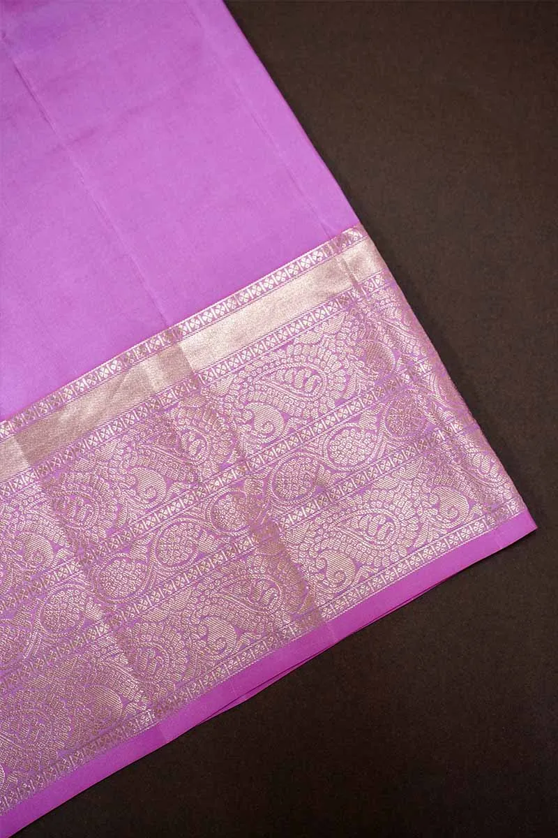 ROSE MILK PINK WITH WOVEN BORDER SOFT SILK SAREE