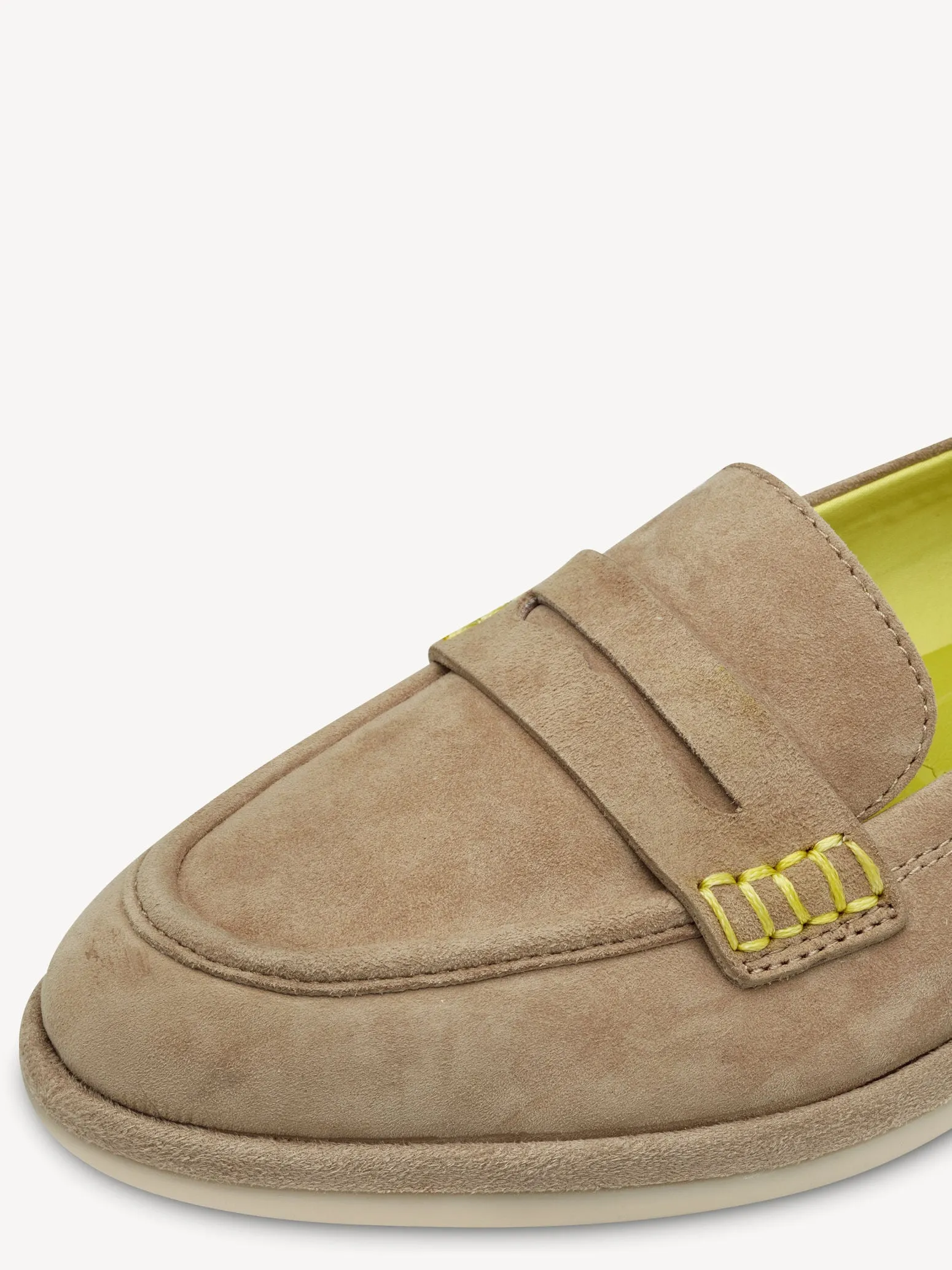 Tamaris Women's 1-24224-44 Leather Slipper Loafer Shoes Tan Brown
