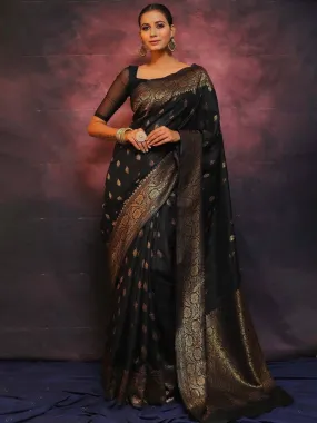 Tremendous Blue Soft Silk Saree With Staggering Blouse Piece