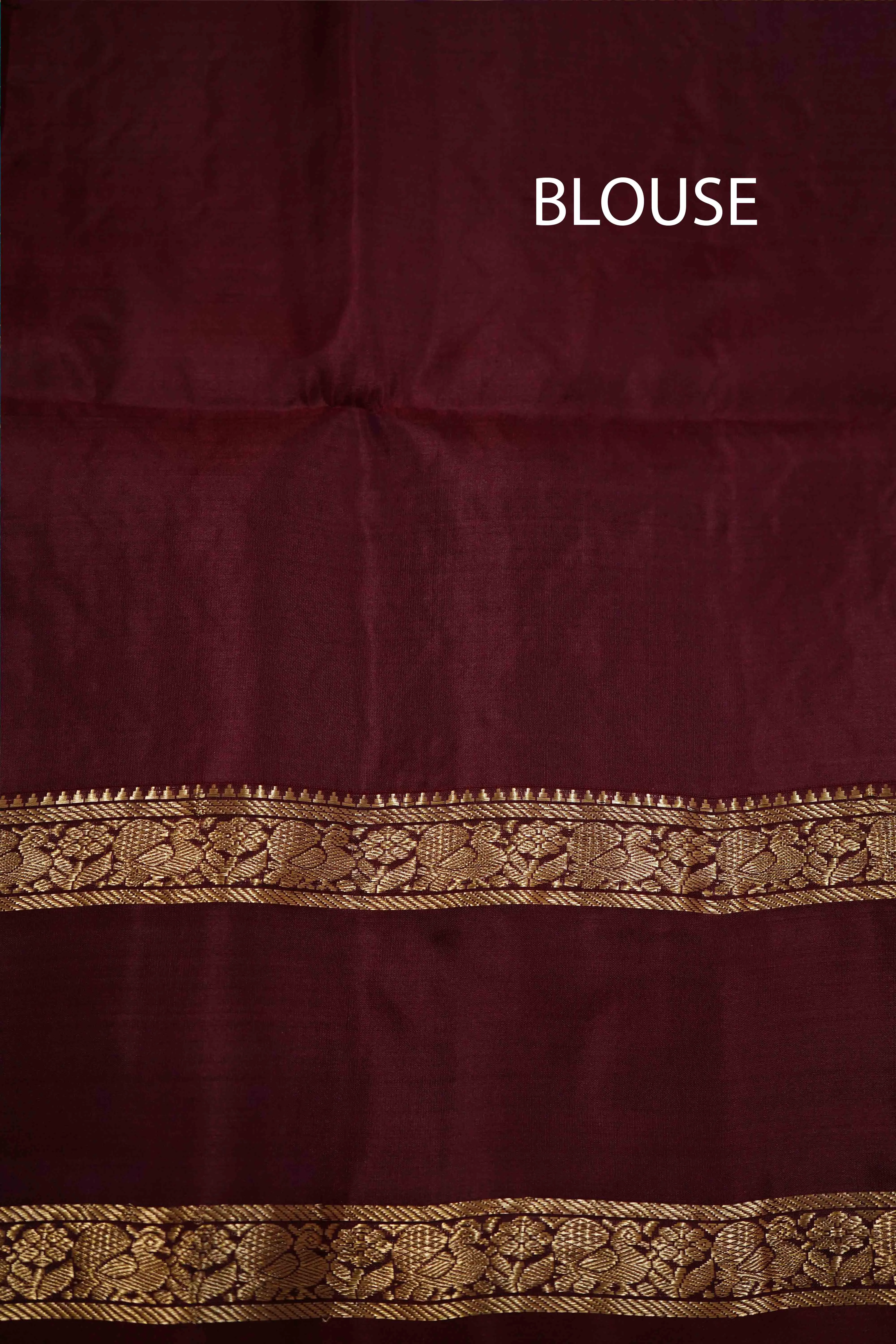 TURQUOISE BLUE WITH DARK MAROON PURE KANCHI SOFT SILK SAREE