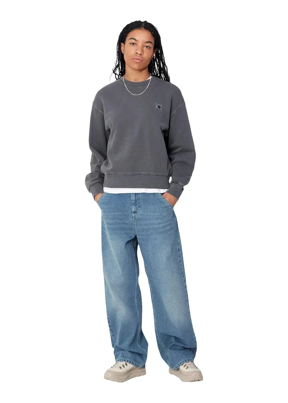 W Simple Pant - Blue Light True Washed