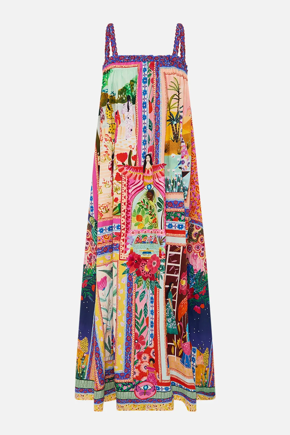WIDE STRAP SUNDRESS ROEQIYAS REALM