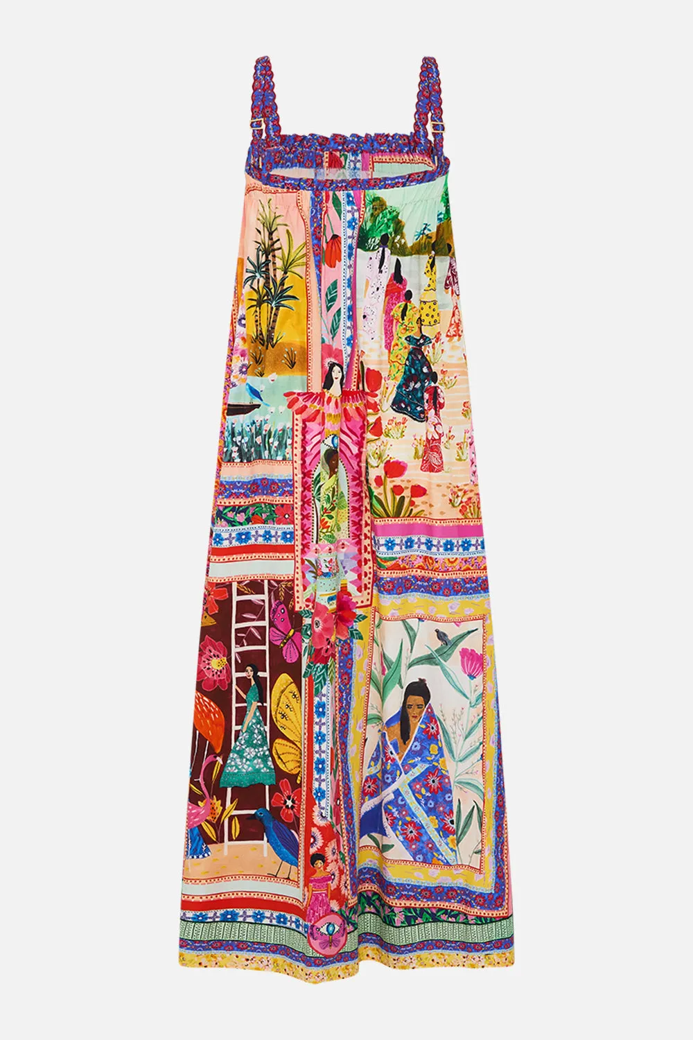 WIDE STRAP SUNDRESS ROEQIYAS REALM