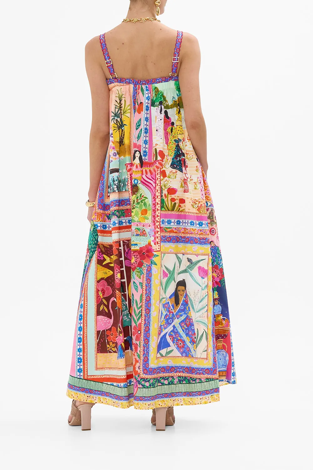 WIDE STRAP SUNDRESS ROEQIYAS REALM