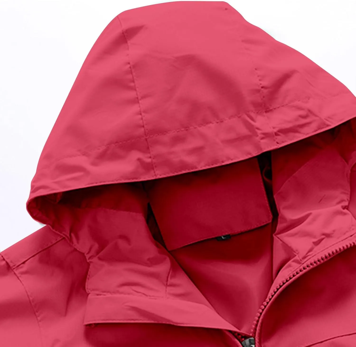 Winter Hiking Rain Jacket for Men Travel Fishing Waterproof Windproof Breathable Lightweight Softshell Coats with Hood
