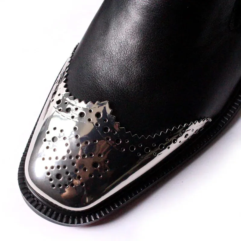 Winter Metal Oxford  Slip On